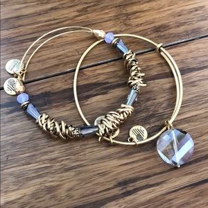 Alex and Ani bracelet set